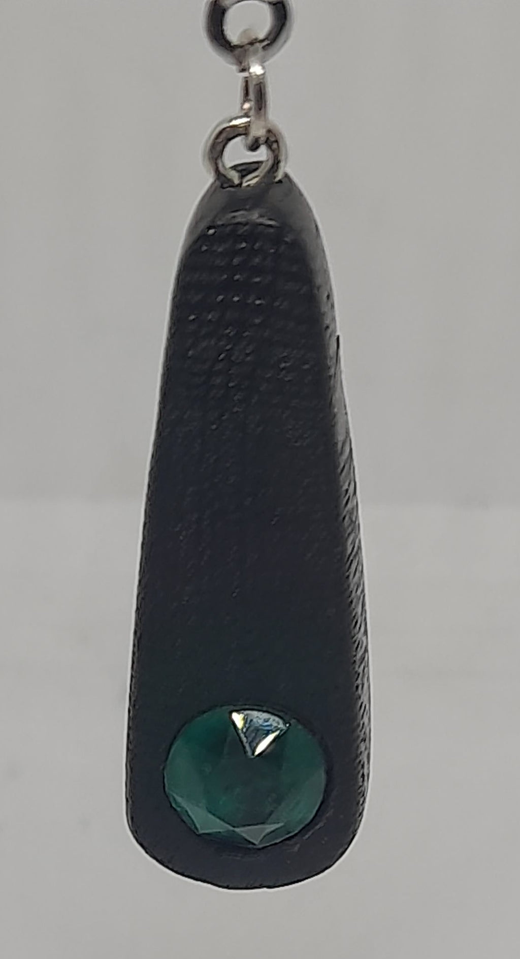 Handmade bog oak pendant necklace